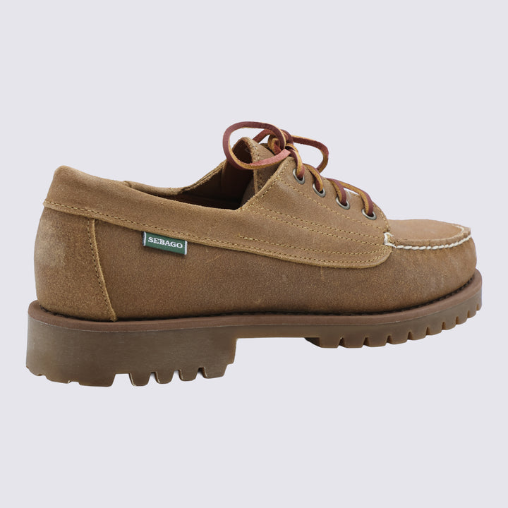 Sebago Flat shoes - BEIGE CAMEL | e986eb640747b6d3af2e3d74931d671cc8387bb9