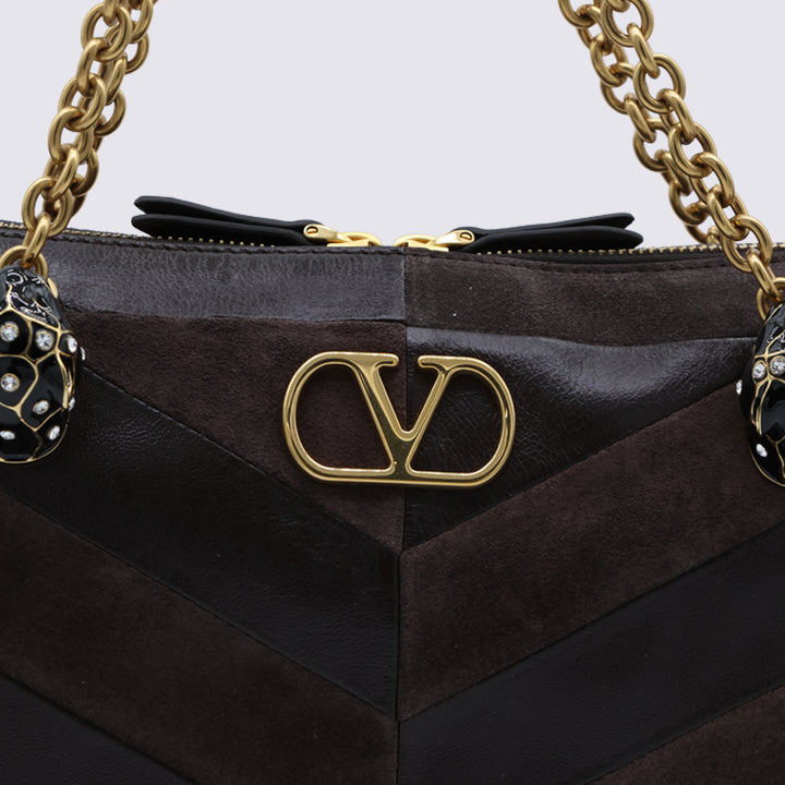 Valentino Garavani Bags - TESTA DI MORO/OAK BROWN | 889c9fc97dfe16013b067dc51537566d10739ce3