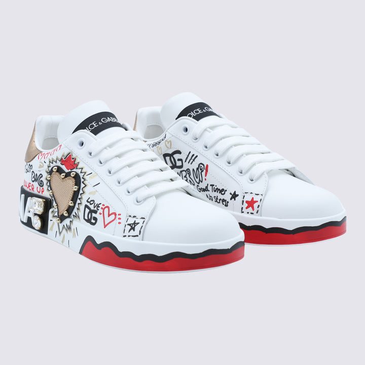 Dolce & Gabbana Sneakers - BIANCO/MULTI | 32a2fb8d86ea9b9e8833ad8759520aacd41b9351