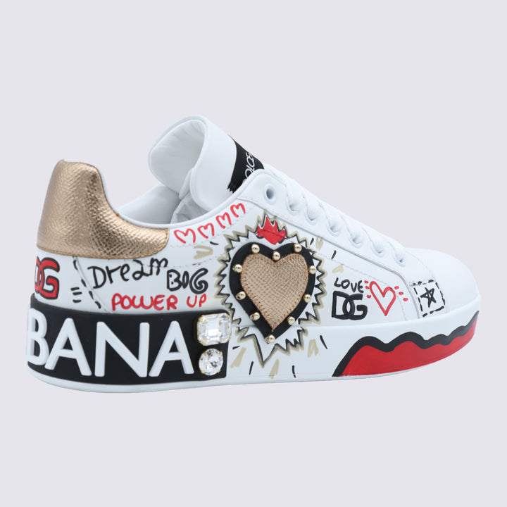Dolce & Gabbana Sneakers - BIANCO/MULTI | dc68081d0c18ac2fc8edc9a86f5e0a8ccdc7b14d