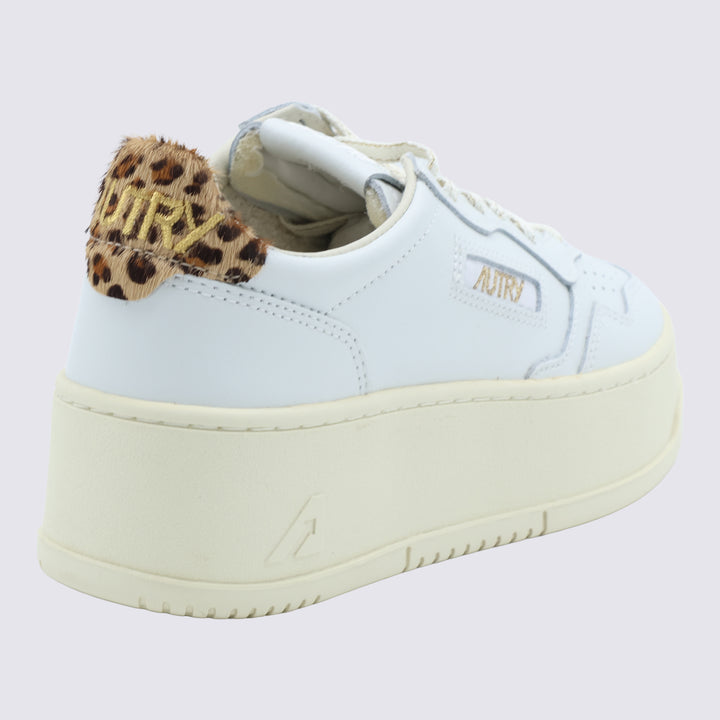 Autry Sneakers - LEAT/POMYSP WHT/LEOP | a684f83678f18df42ef7e6b742515aacf2dd982b