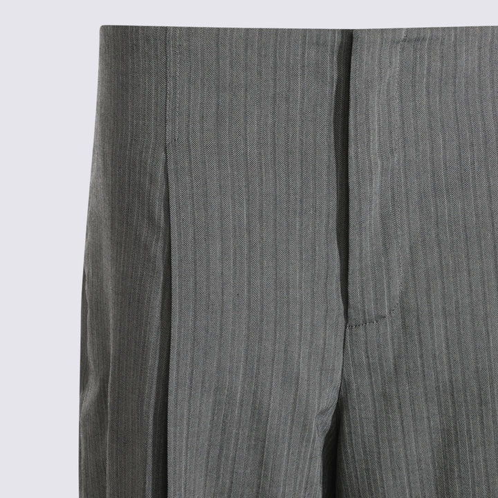 Alberta Ferretti Trousers - Grey | 6653c9c3c4a7233527dcd26fa7f32c2b186f61e7