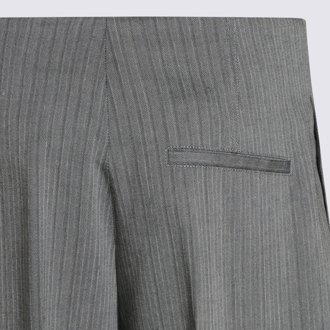 Alberta Ferretti Trousers - Grey | f92465f60f2af0589fc5258856d64d0d4a6b59db