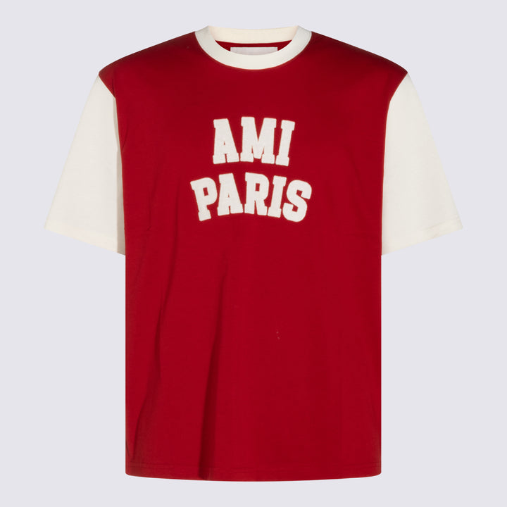 Ami Paris T-shirts and Polos - Red | db8463b2f5ad9885d65b21131eb7d98cb465396d
