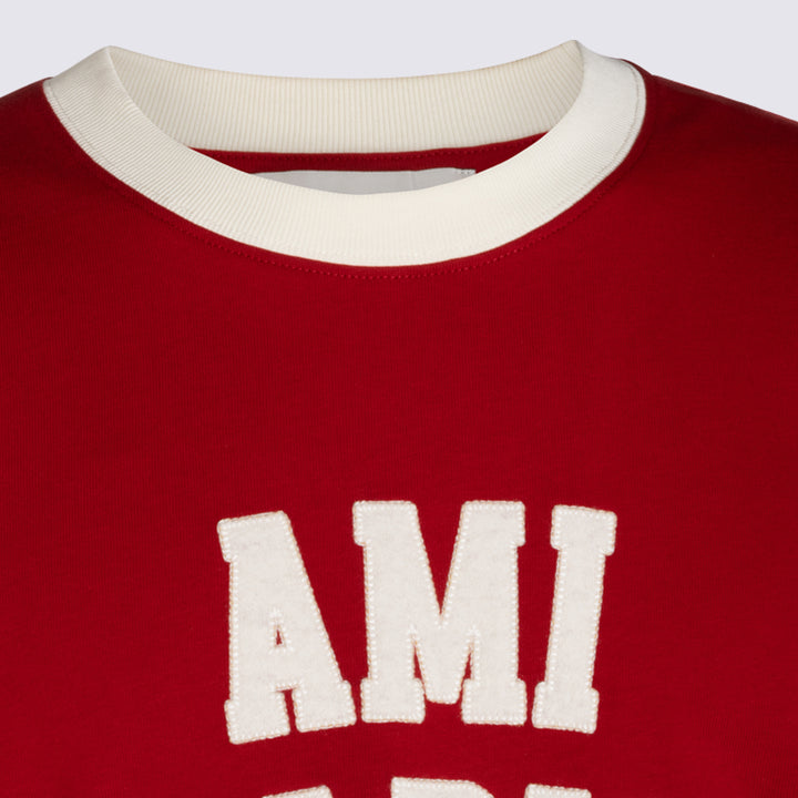 Ami Paris T-shirts and Polos - Red | 94ff8ca9e602e27ffc477bdb2c3df373d410c903