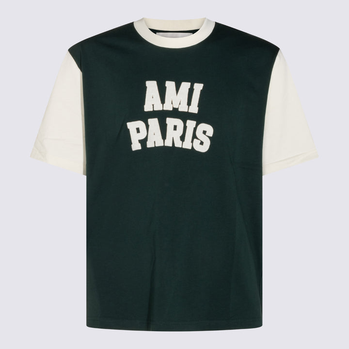 Ami Paris T-shirts and Polos - Green | 5e4a8aa528329aed0b21209bcae55e312d39f101