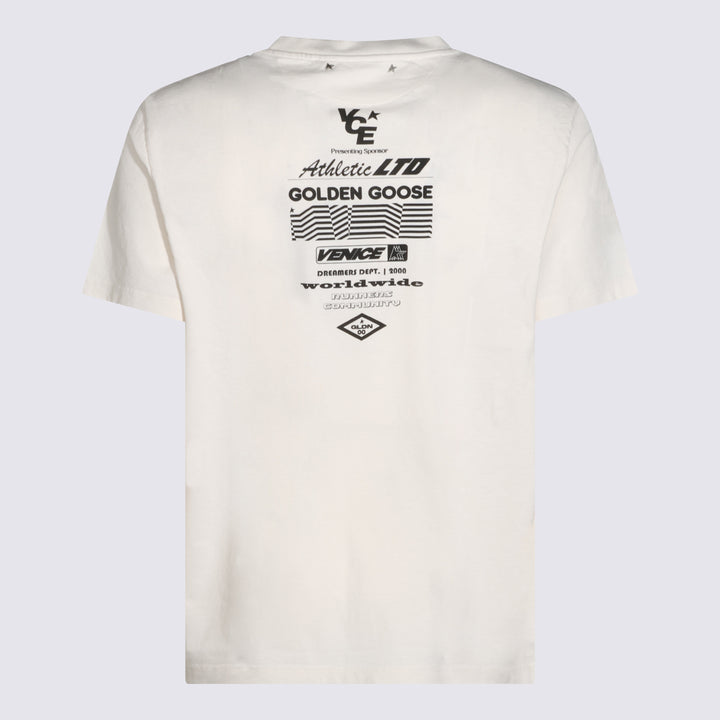 Golden Goose T-shirts and Polos - HERITAGE WHITE | ce88c54373042a807f399cb19d5b94b0cd7e824b