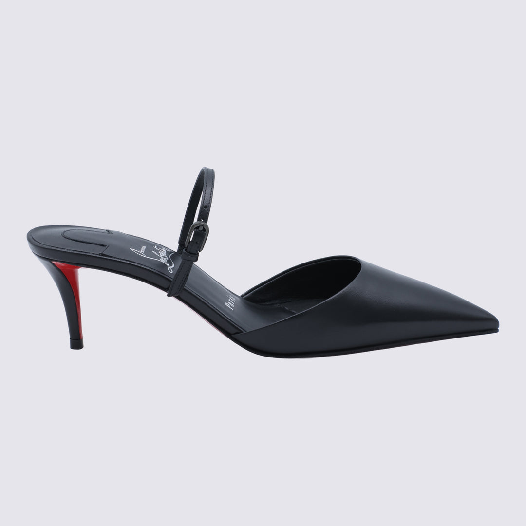 Christian Louboutin With Heel - BLACK/LIN BLACK | 63256eebc5adb43fe2d71e5a6a760aa650fc55e7