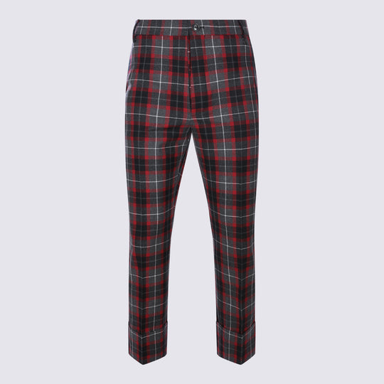Trousers Charcoal/Red