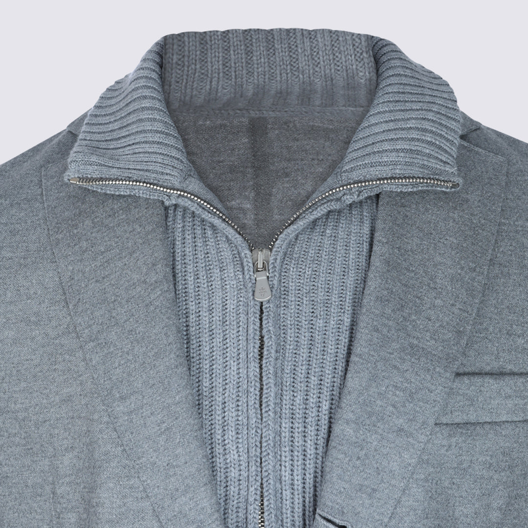 Eleventy Jackets - Grigio medio | 26ddceba5eac755fd458def7387c1ba72547ebff