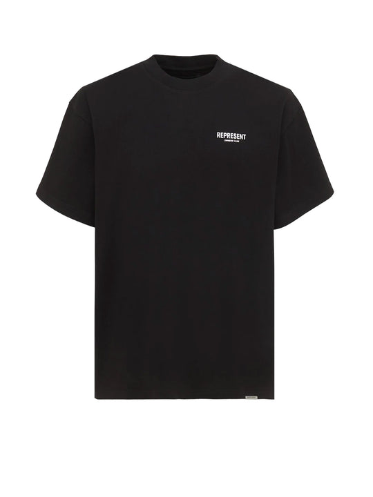 Owners Club Cotton T-Shirt With Frontal Logo