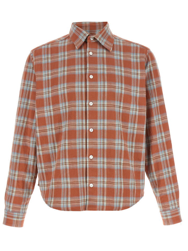 Second/Layer Sherman Shirt and Blouse - Orange | 7fd60697b333e2a9a666086686f56af9f8ad92df