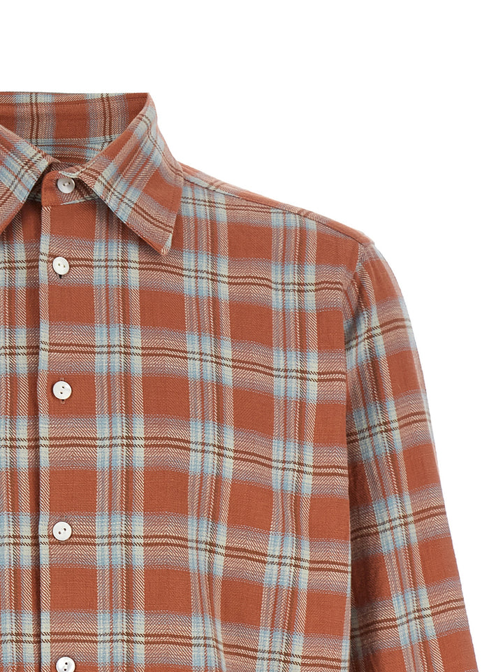 Second/Layer Sherman Shirt and Blouse - Orange | f752aade57f2c8959a9026f604d7749347aa582d