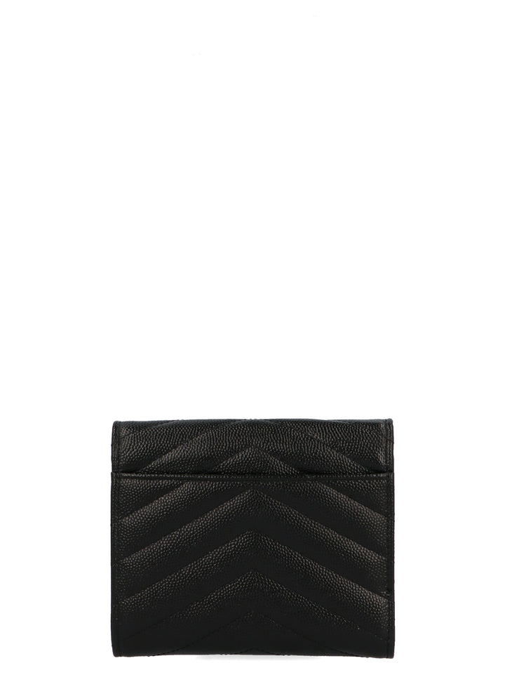 Saint Laurent Envelop Wallets and Card Holders - Black | 53f7f8bc17c3db2da3a6383f9b2bf70fbfa6560f