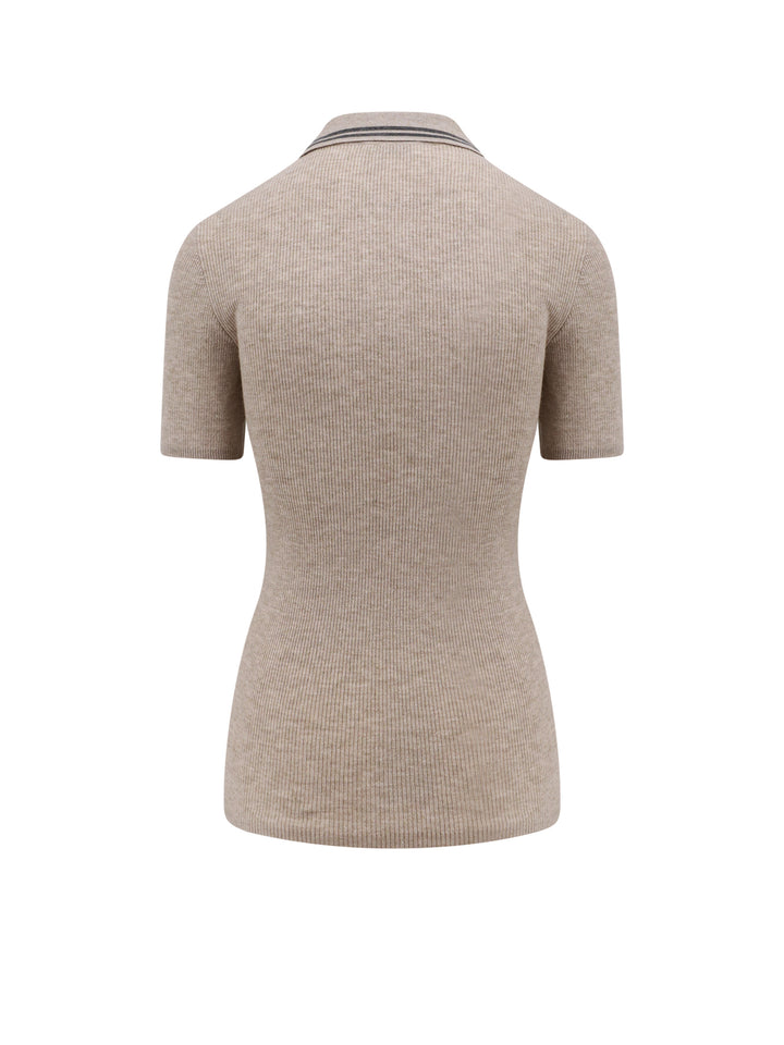 Brunello Cucinelli T-shirts and Polos - Light and natural | 36717d44d3bbc6a5510097013bf5b9aaf26b7a5b