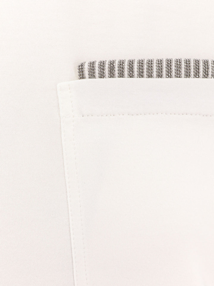 Brunello Cucinelli T-shirts and Polos - Light and natural | 689b78d74fc3c58a29a74be63cb3e07f021125f0