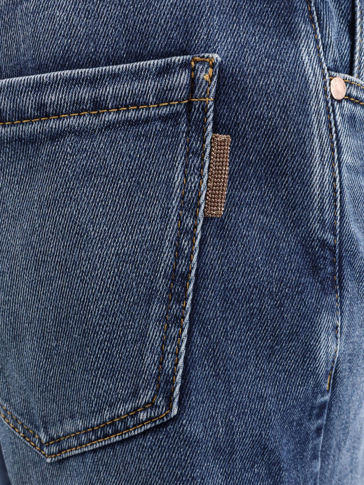 Brunello Cucinelli Jeans - Blue and green | 937b8d36ff86e7f54374d03008a2e52f7e43f4de