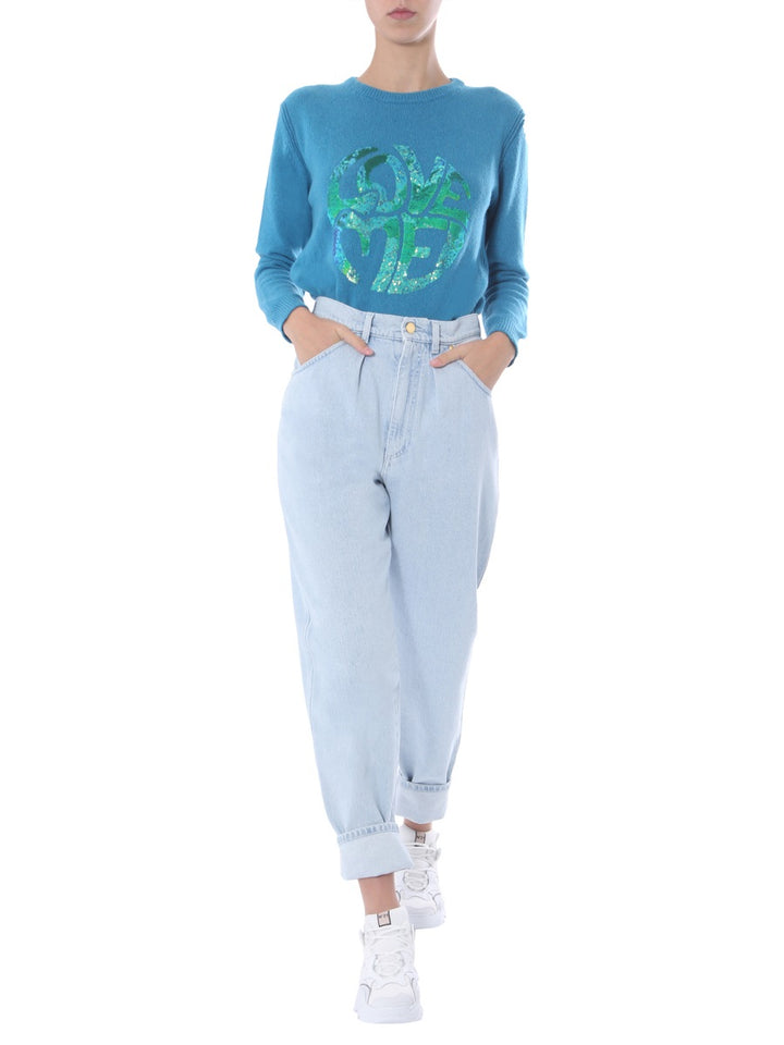 Alberta Ferretti Sweaters - White, Light Blue | Wanan Luxury