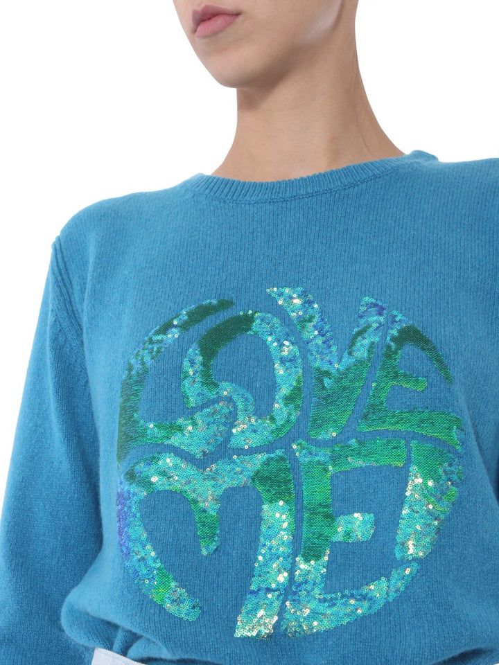 Alberta Ferretti Sweaters - White, Light Blue | Wanan Luxury
