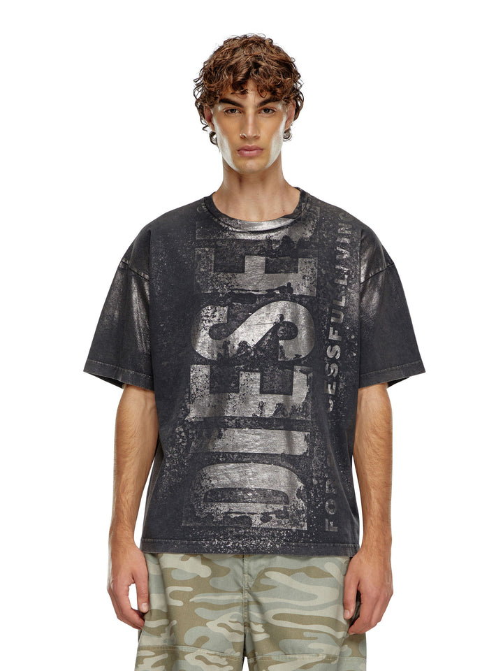 Diesel T-shirts and Polos - Blacks and greys | abf7b1ccd9b7c2c80ee450129f339f50697b4f33