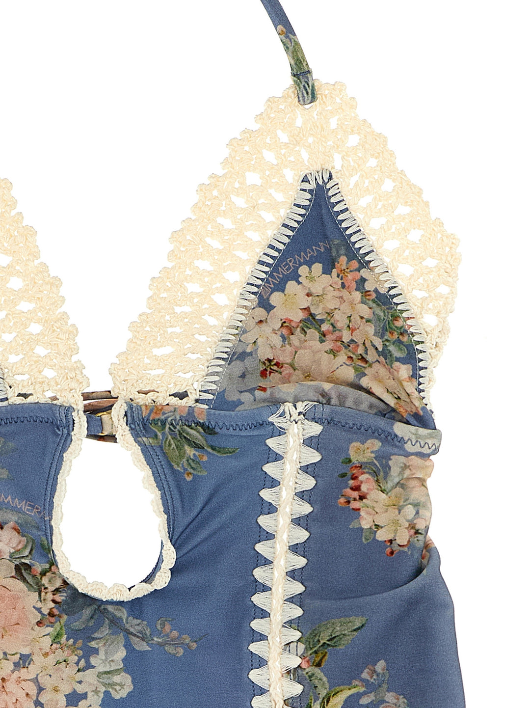 Zimmermann Cascadian Keyhole Crochet Beachwear - Light Blue | a2d961a08c437d42a5bf757d9220ce930a1f06fe