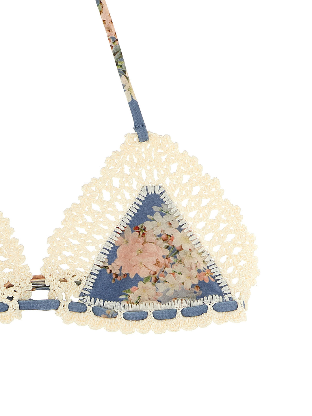 Zimmermann Cascadian Crochet Beachwear - Light Blue | 0841d3e5f8a35432cbc569992ebc321c4916b083