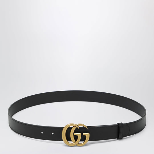 Black Gg Marmont Belt