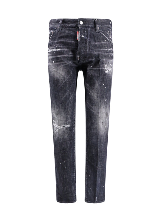 Washed-Out Trouser With Destroyed Effect