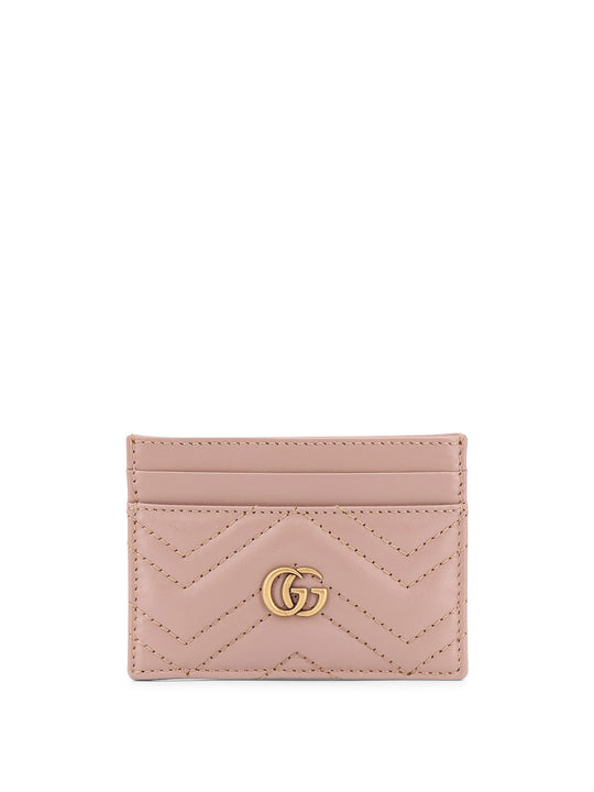 Matelassé Leather Card Holder