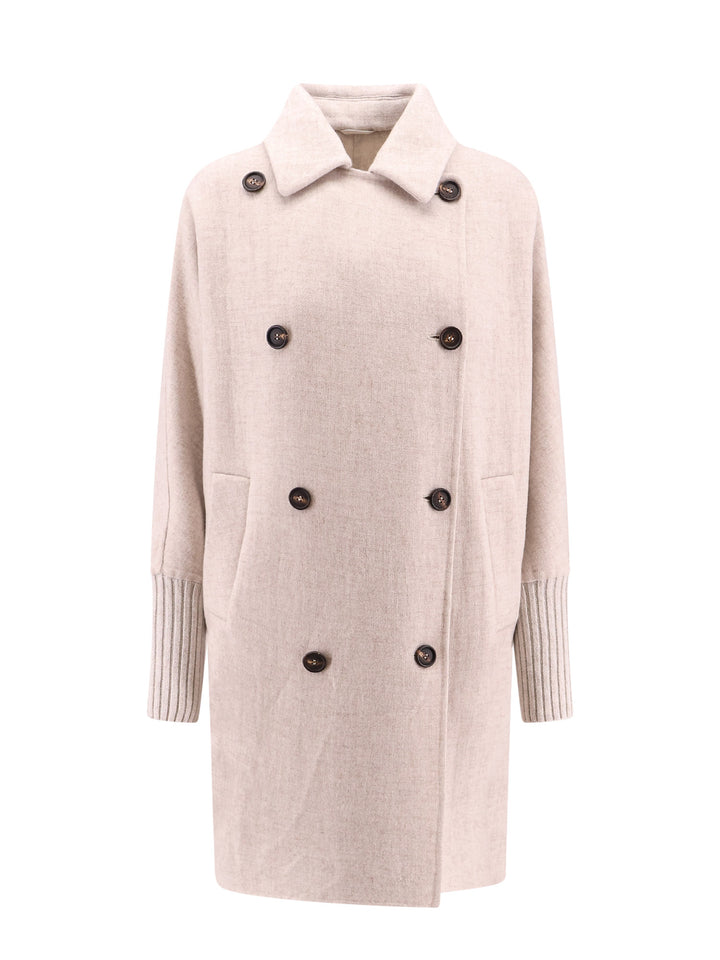 Brunello Cucinelli Coats - Light and natural | 1e0e327c28aa1c6e4858d2166d043c0c10e88db8