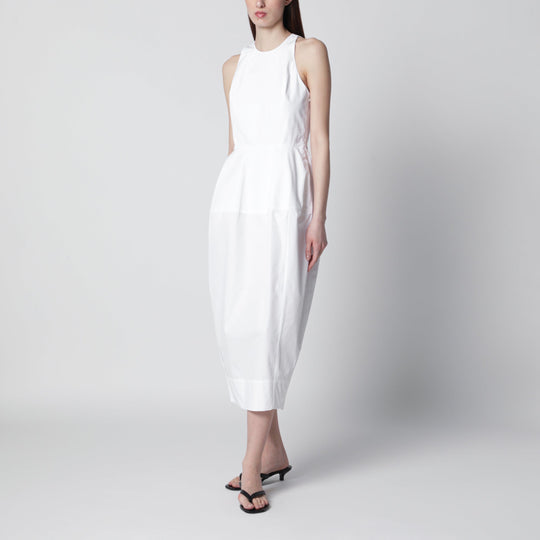 White Midi Cotton Dress