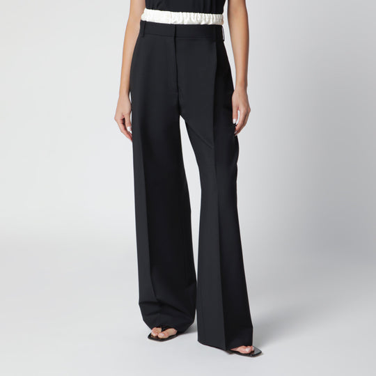 Black Trousers With Boxer Detail