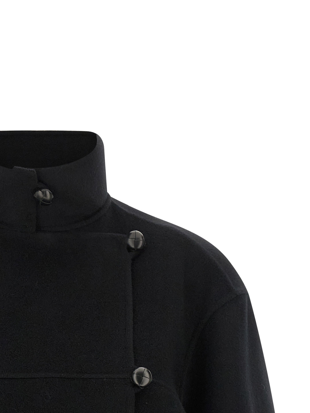 Rohe Double Wool Coat Coats and Trench Coats - Black | e4ab53344382e1302b0a0f6cb21e6759fbda94e8