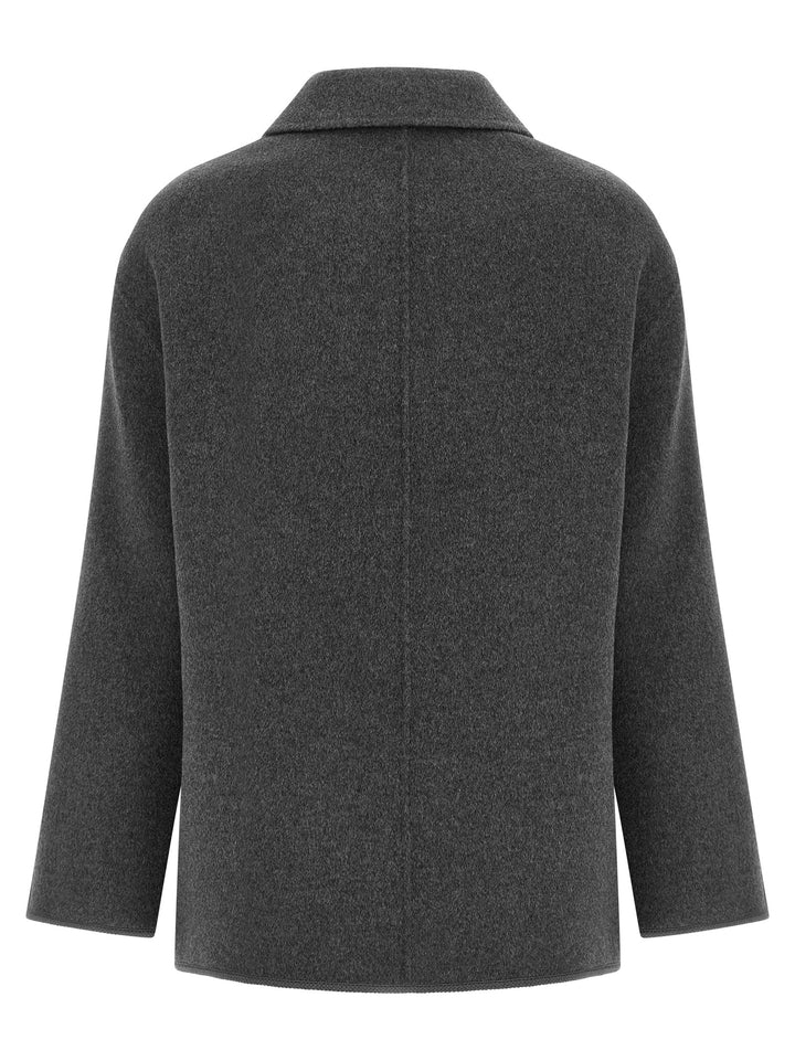Rohe Pankou Closure Coat Coats and Trench Coats - Gray | 05702b2998b36176011d6d8ea7aa6789622be815