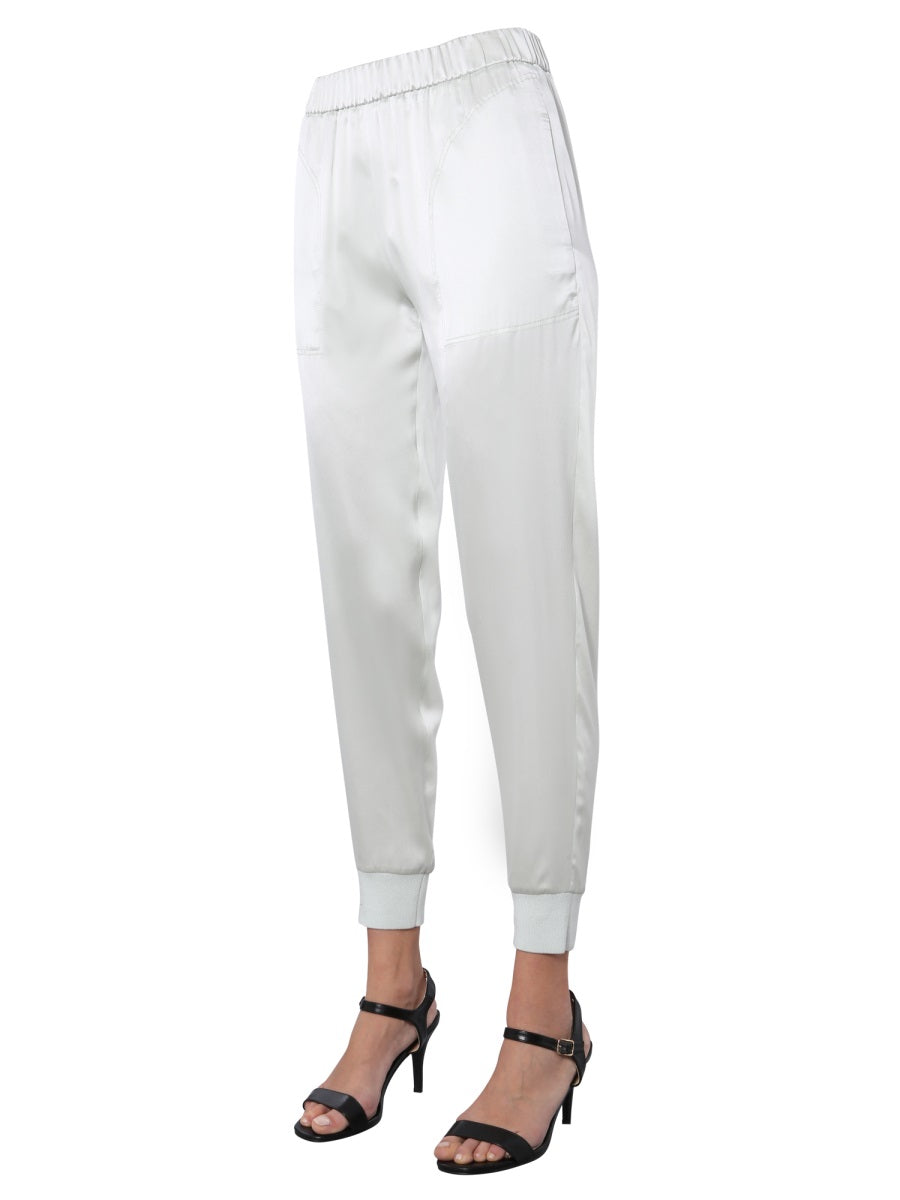 Fabiana Filippi Pants - White, Light Blue | Wanan Luxury