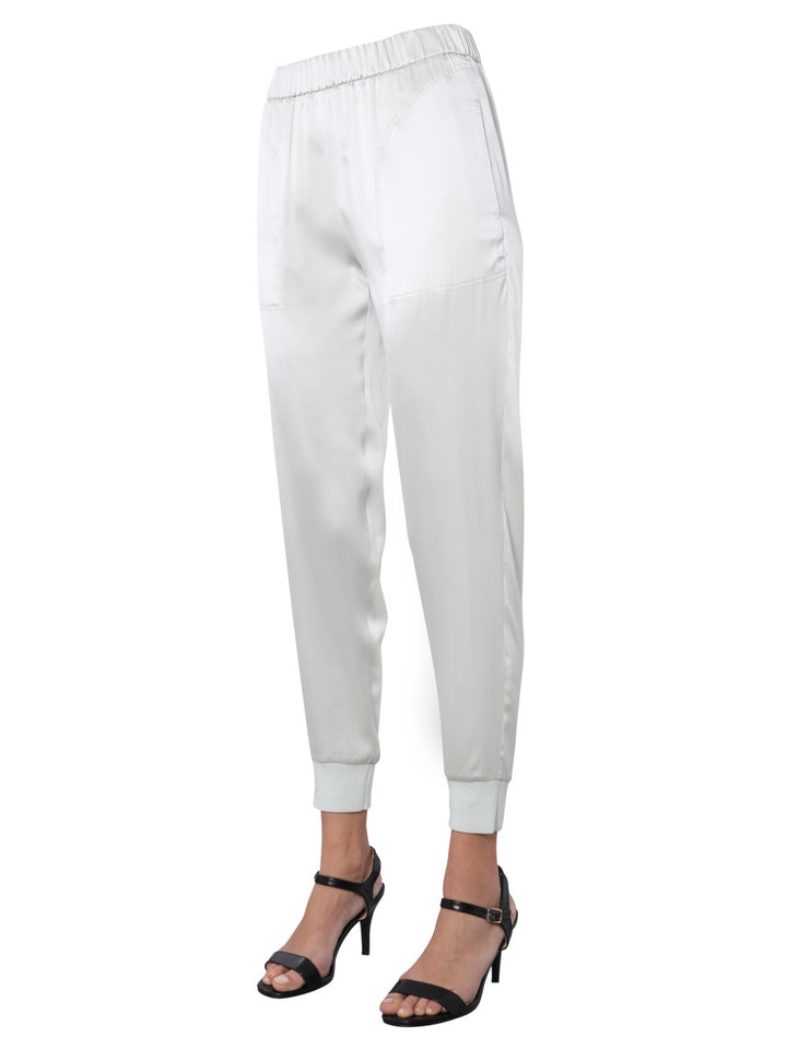 Fabiana Filippi Pants - White, Light Blue | Wanan Luxury