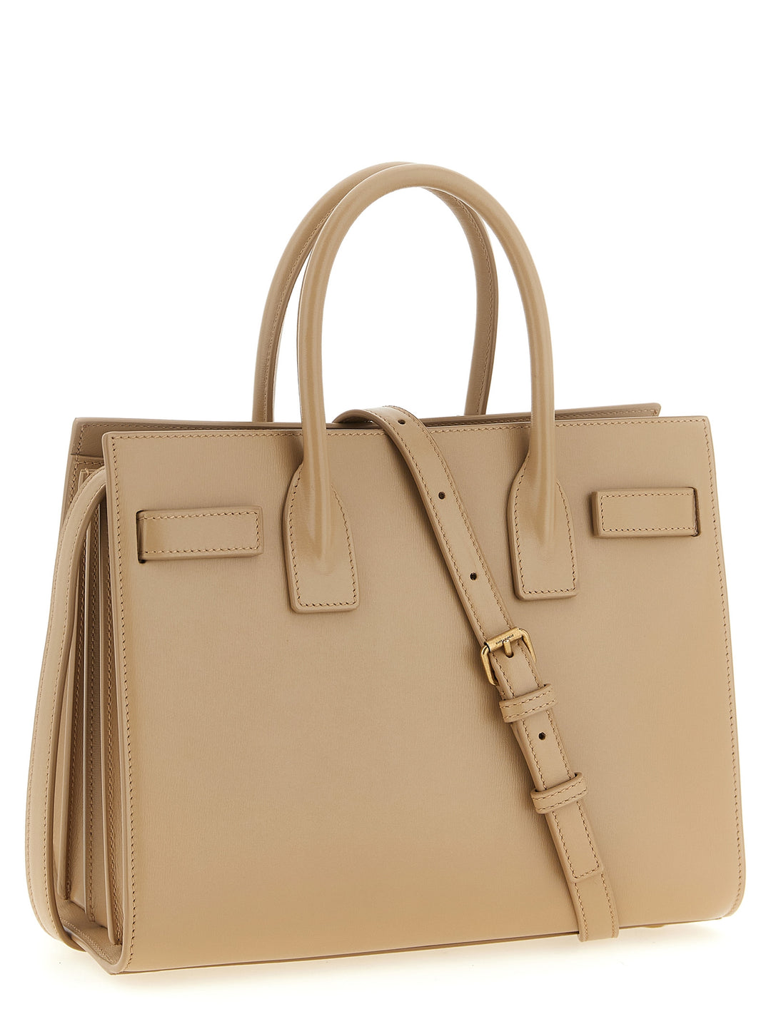 Saint Laurent Sac De Jour Hand Bags - Beige | ba177b933e3c220f5ada3d04f804f9482ae5ee81