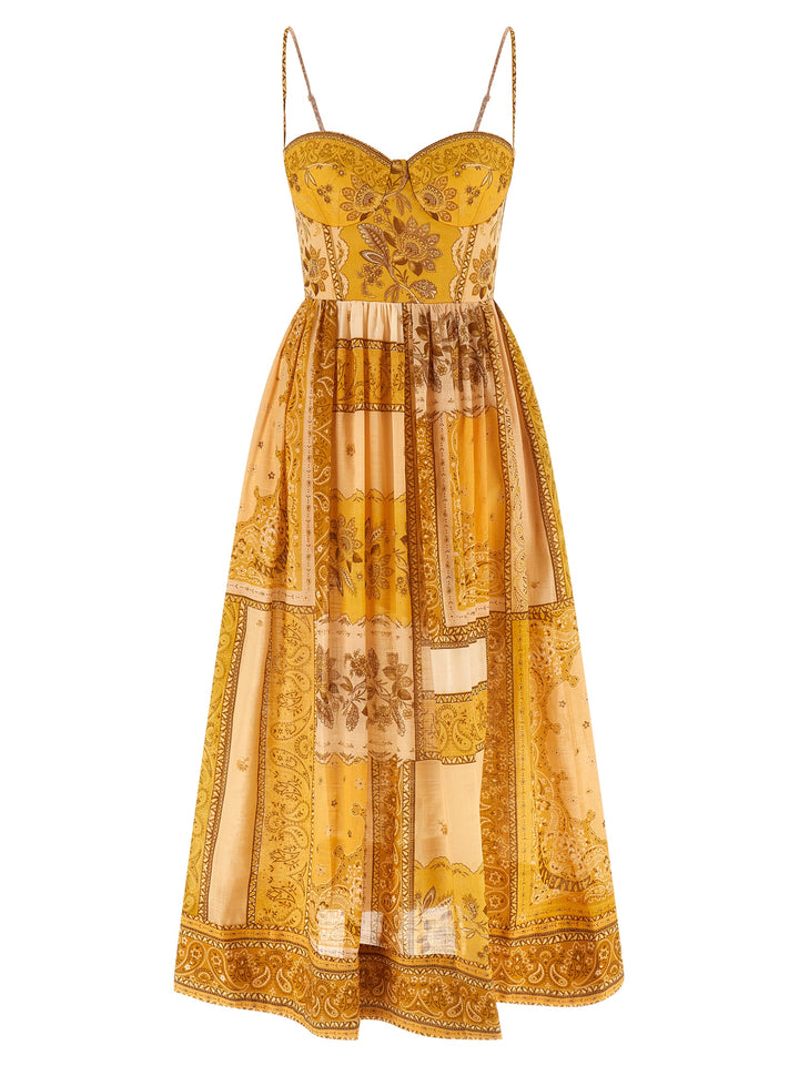 Zimmermann Lucky Corset Dresses - Yellow | eabc4dd3b7a9946fec77632fca42dceddf7d5b80