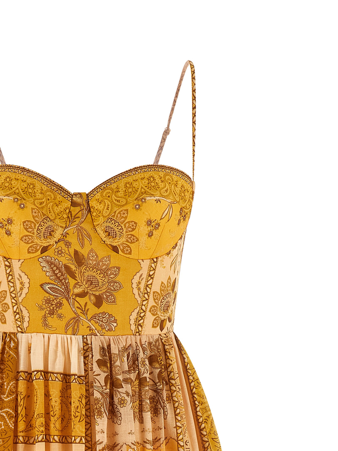 Zimmermann Lucky Corset Dresses - Yellow | e01e56a0923b0763a826844b6f6f3340d5837006