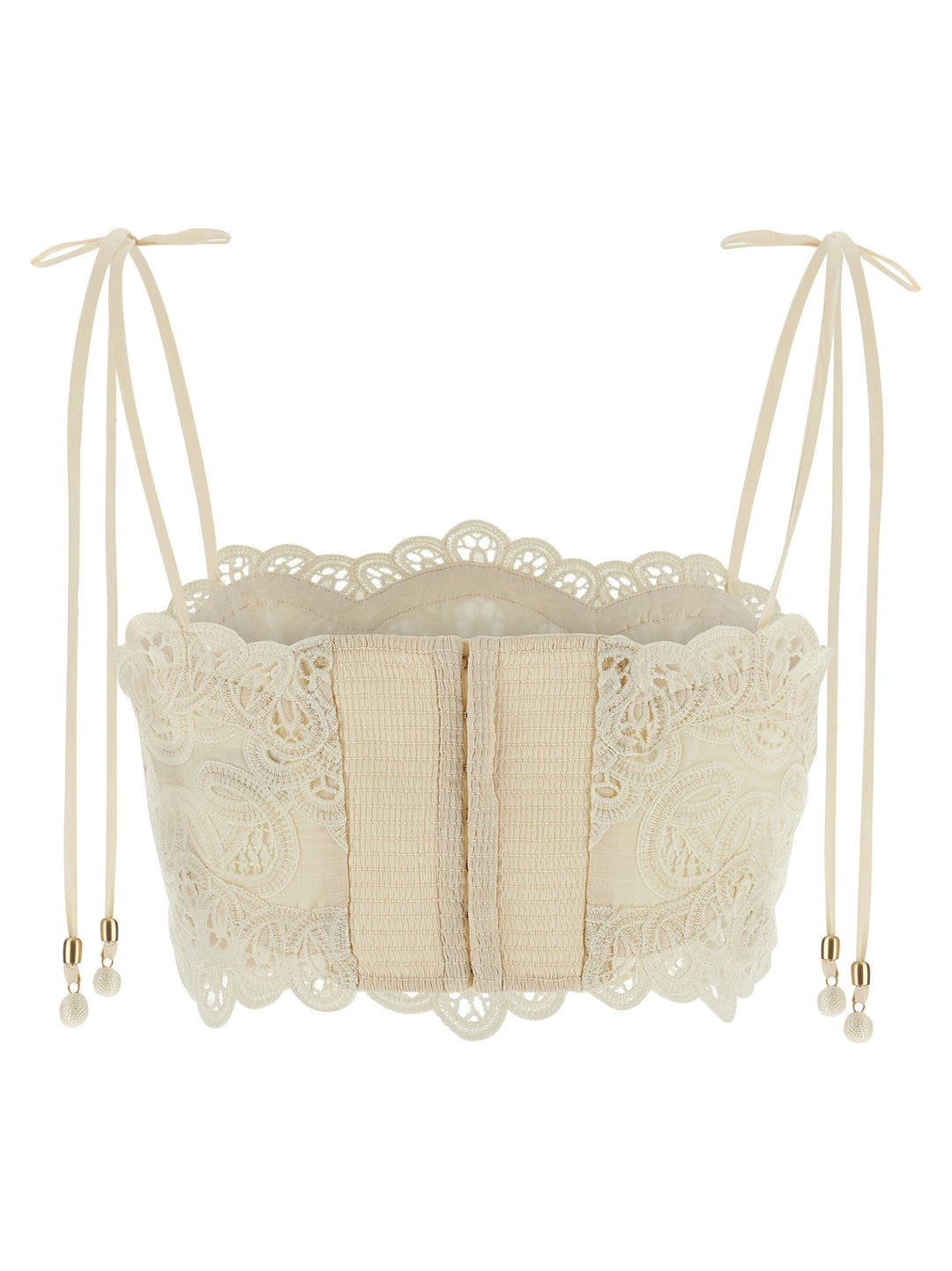 Zimmermann Rhiannon Tops - Beige | 101e0cb727acb35ba5f2fddf5e6a9f23560816d6