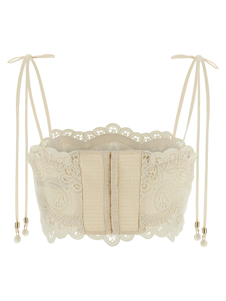 Zimmermann Rhiannon Tops - Beige | 101e0cb727acb35ba5f2fddf5e6a9f23560816d6