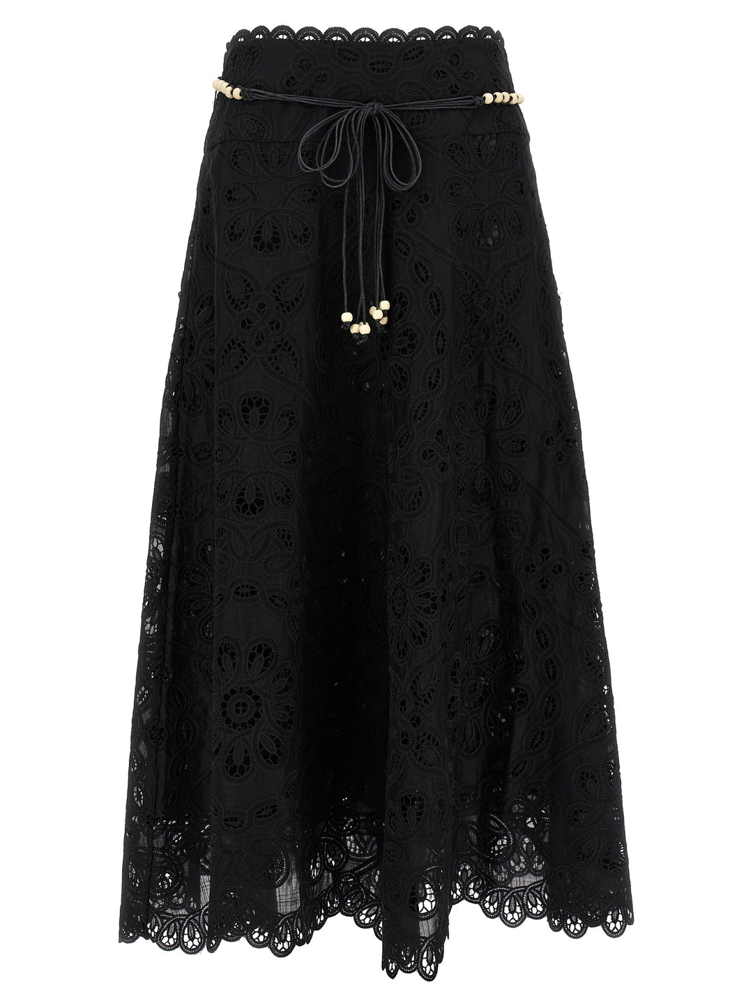 Zimmermann Rhiannon Skirts - Black | 7dba52567174e912ca8d67baadf4a00419b4f0dc