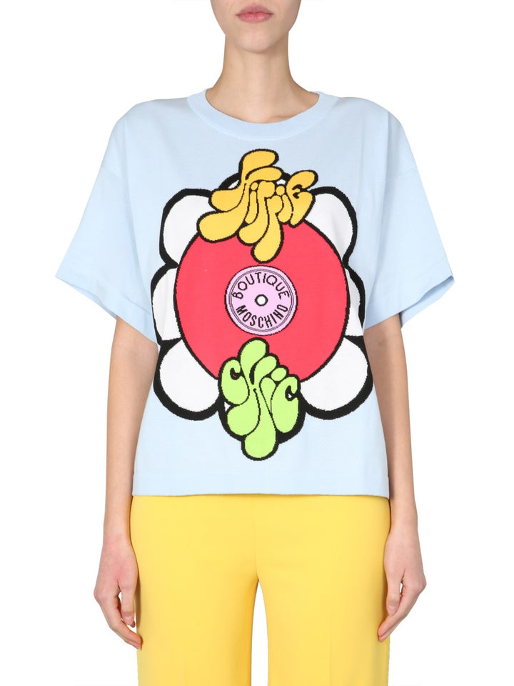 Moschino T shirts - White, Light Blue | Wanan Luxury