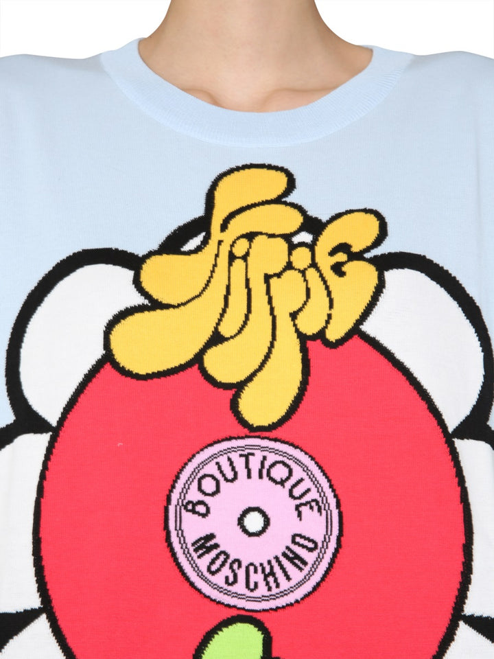Moschino T shirts - White, Light Blue | Wanan Luxury