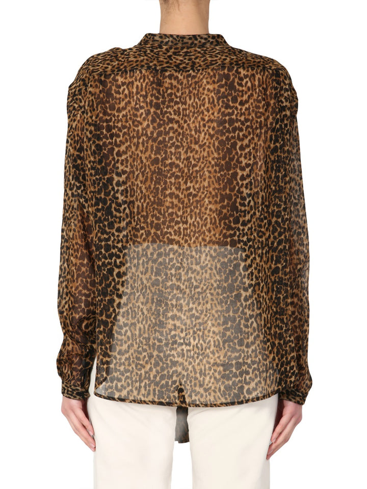 Saint Laurent Shirts - Animal Print | Wanan Luxury