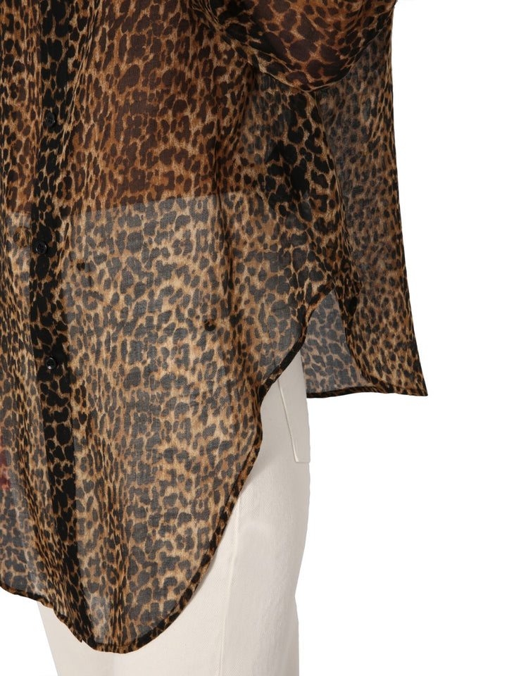 Saint Laurent Shirts - Animal Print | Wanan Luxury