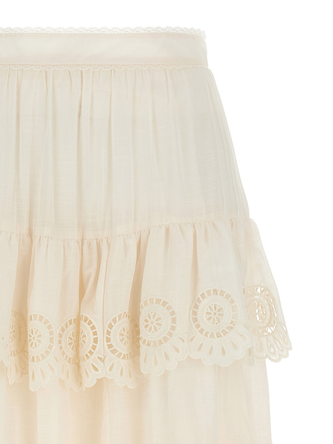 Zimmermann Lucky Skirts - White | 860fa35f7af4585bf39a9693bf322aea82575c31