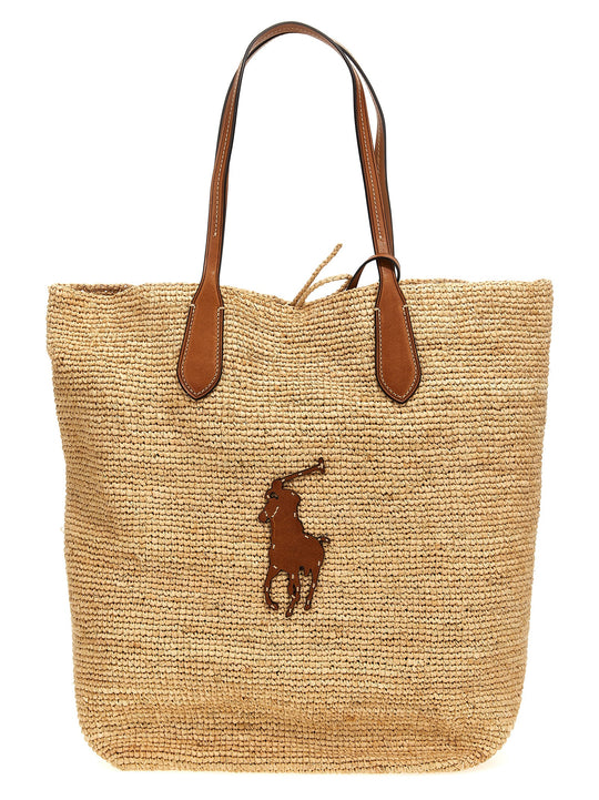 Big Pony Tote Bag Brown