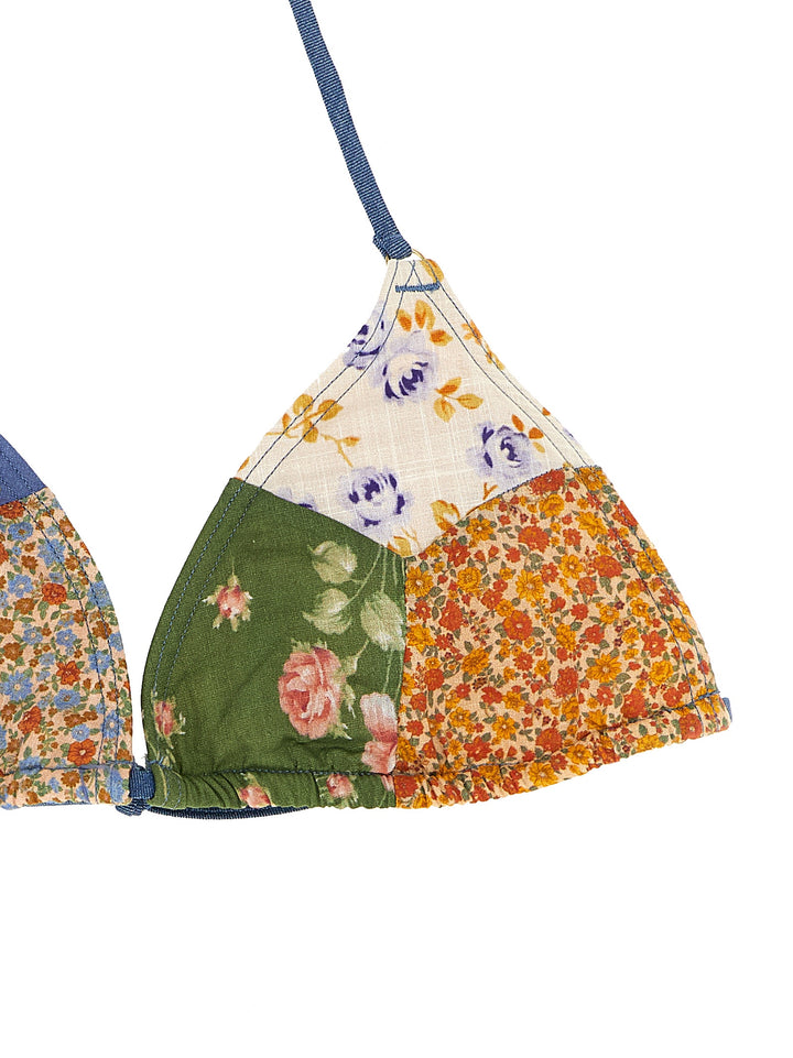 Zimmermann Lucky Cotton Mini Tri Beachwear - Multicolor | eedba5656e15951c07698d152a4ce60ffb6d1bda