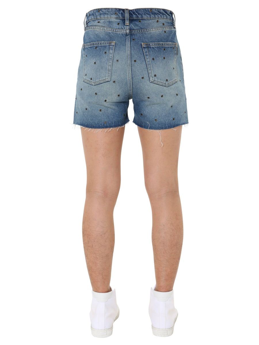 Saint Laurent Shorts - Light Blue | Wanan Luxury
